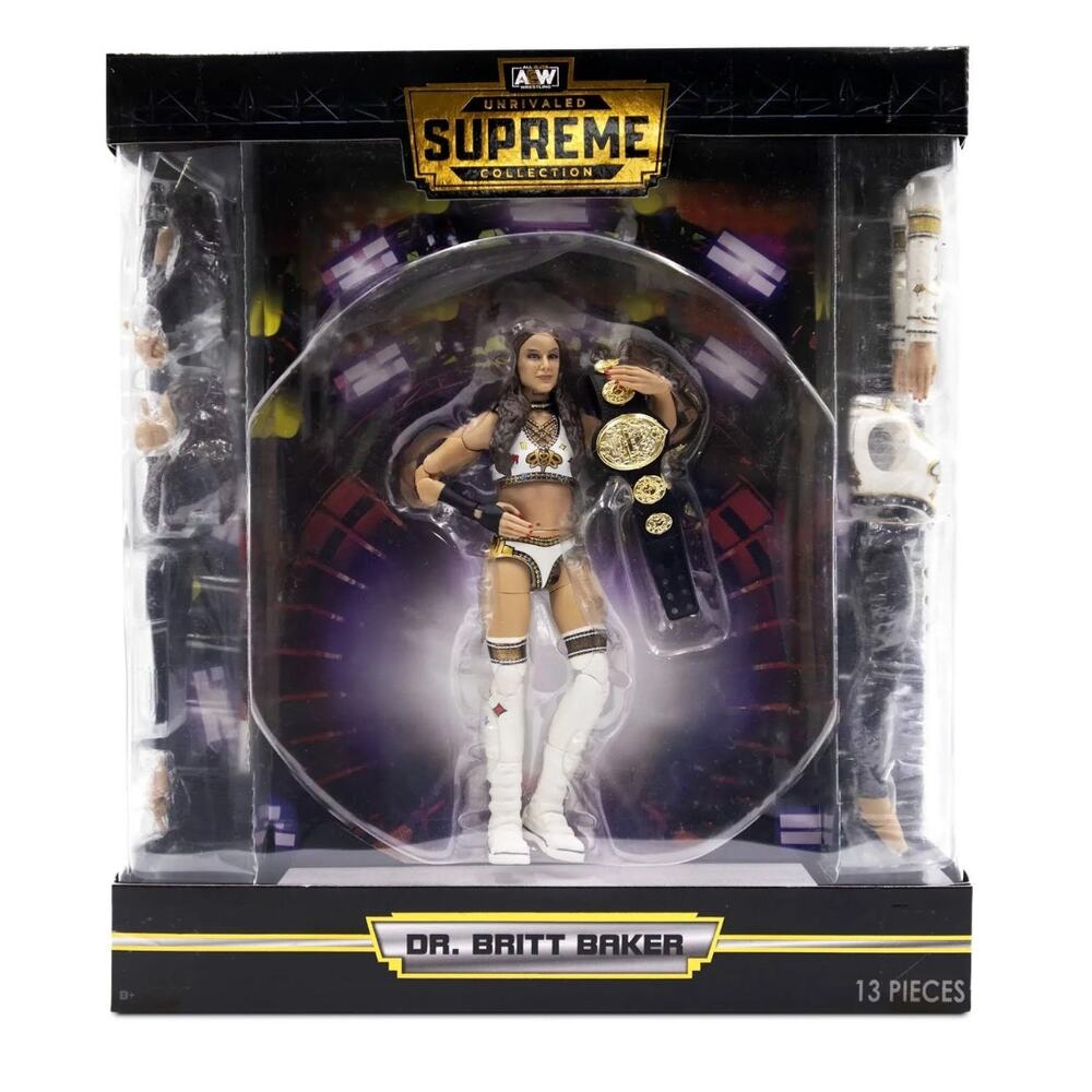AEW Unrivaled Supreme Collection Dr. Britt Baker Figure All‎ Elite Wrestling WWE - Picture 10 of 11